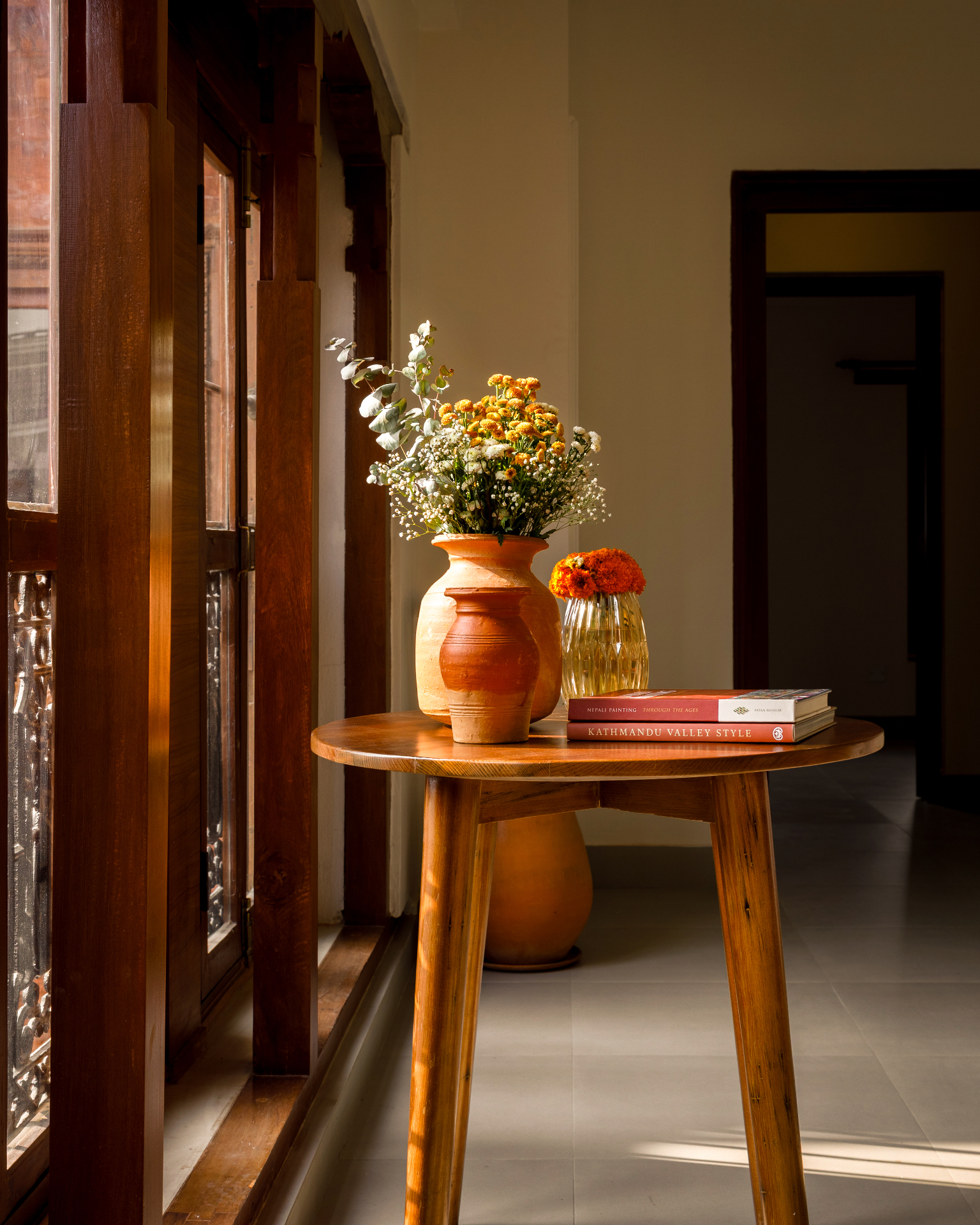 Detail of handmade materials
